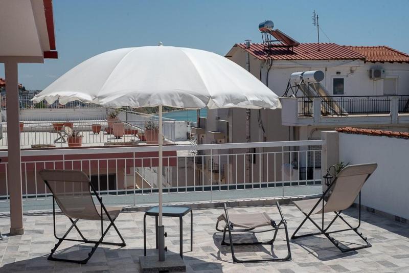 Grcka Reni Greece Beach Penthaus 3 Nea Kallikrateia Exteriör bild